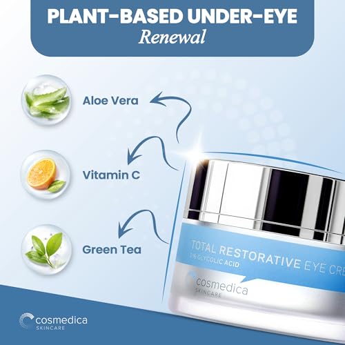 Cosmedica Skincare Anti-Aging Eye Cream for Dark Circles & Puffiness, 0.7 oz
