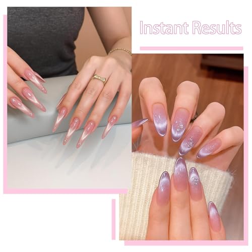 Cat Eye Nail Magnet Set - 3PCS Stainless Steel French Nail Tool