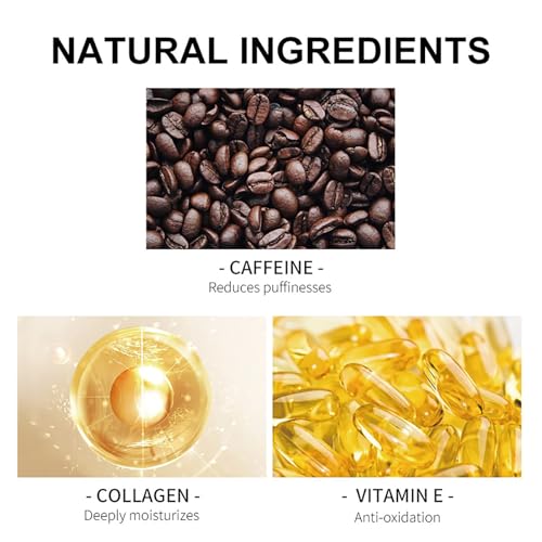 Grospe Caffeine Eye Cream - Reduce Puffiness & Dark Circles, 1.7 FL OZ