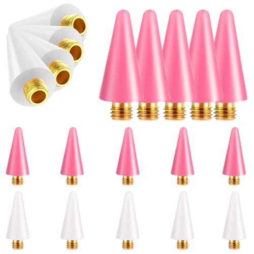 GEEHUA 18-Pack Purple Wax Pen Tips for Rhinestone Nail Art & Dotting Tools