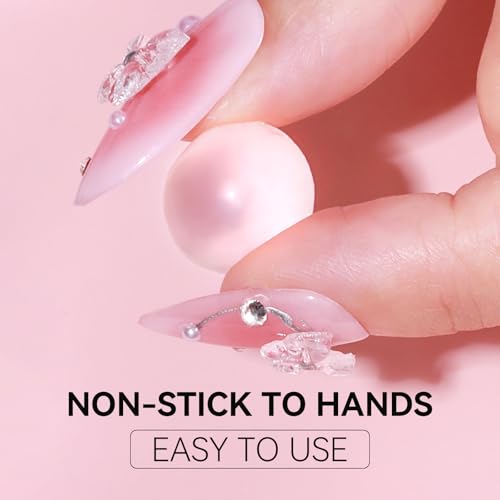 Makartt 4-in-1 3D Gel Nail Art Kit - Clear & White Sculpting Builder Gel