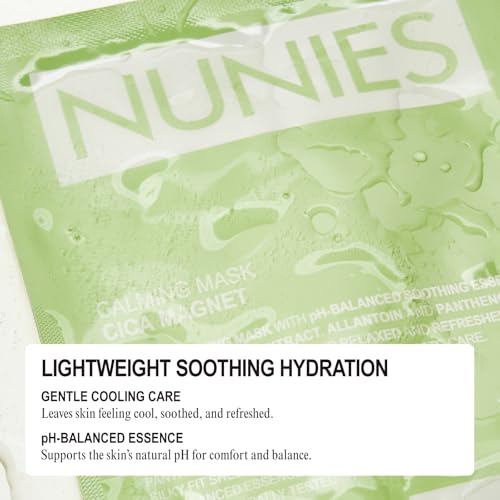 NUNIES Cica Calming Sheet Mask – Soothing Mask for Sensitive Skin