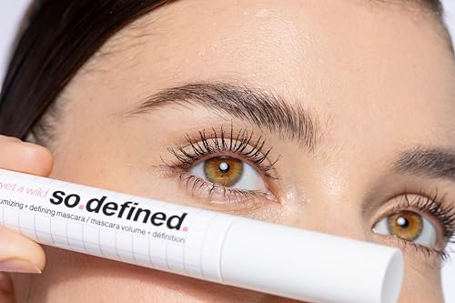 wet n wild So Defined Mascara - Volumizing & Lengthening, Black, 1.22 Fl Oz (Pack of 2)