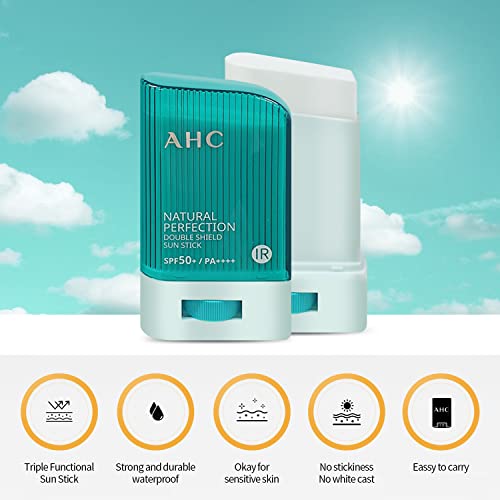 AHC Natural Perfection Double Shield Sunstick SPF50+ 22g - UV Protection