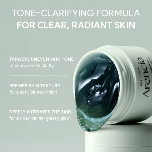 ARENCIA Glow Hyssop Overnight Face Mask Serum 1.76 Fl Oz - Hydrating Anti-Aging Serum for Younger Looking Skin
