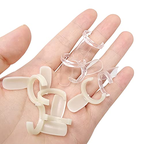 200PCS Nail Color Display Rings for Nail Art Swatches Manicure Practice Tools