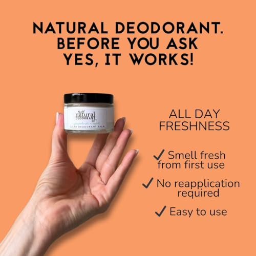 Active Deodorant Balm - Orange & Bergamot 55g | Natural Ingredients