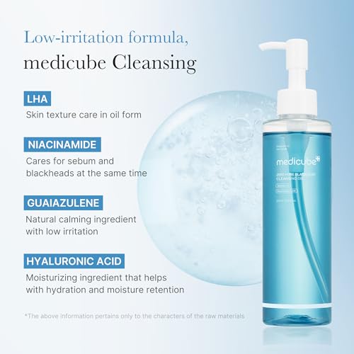 Medicube Zero Pore Cleansing Oil - Blackhead Remover & Makeup Cleanser