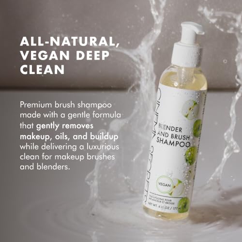 Cinema Secrets Vegan Makeup Brush Cleaner 6 oz – Brush & Sponge Shampoo, Cruelty-Free