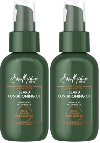 SheaMoisture Beard Conditioning Oil Maracuja & Shea Butter 3.2 Fl Oz (Pack of 2)