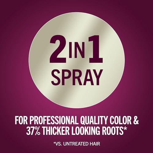 Schwarzkopf Keratin Root Light Brown Color & Thickening Spray - Instant Gray Coverage