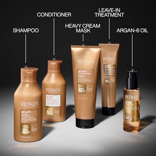Redken All Soft Conditioner for Dry, Brittle Hair with Argan Oil