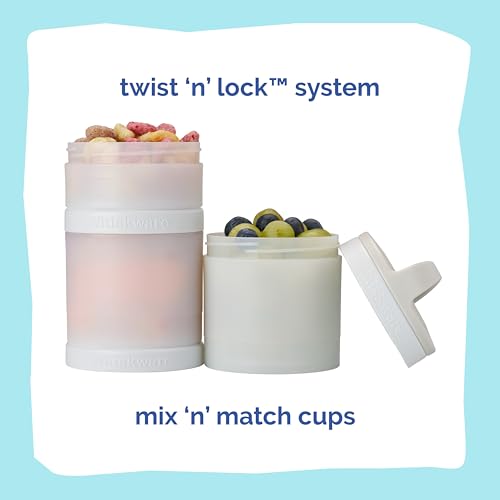 Whiskware Stackable Snack Containers for Kids - 3 Piece Set