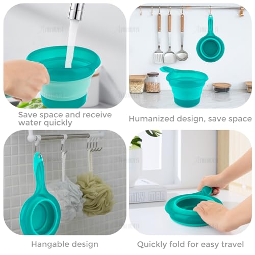 Collapsible Water Ladle for Kitchen & Bath - Space-Saving Spoon