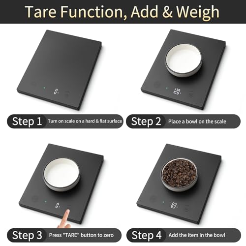 Homebuds Digital Kitchen Scale - 22lb Capacity, 0.1oz Precision