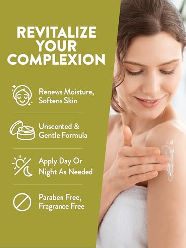 Vitamin E Cream Moisturizer with Vitamin A & D - 4 oz Skin Hydration & Night Care