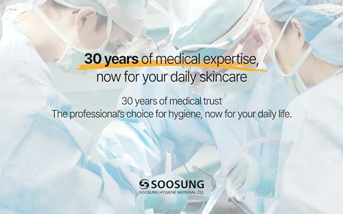 Ultra Soft Disposable Facial Towels - 50 Count for Sensitive Skin