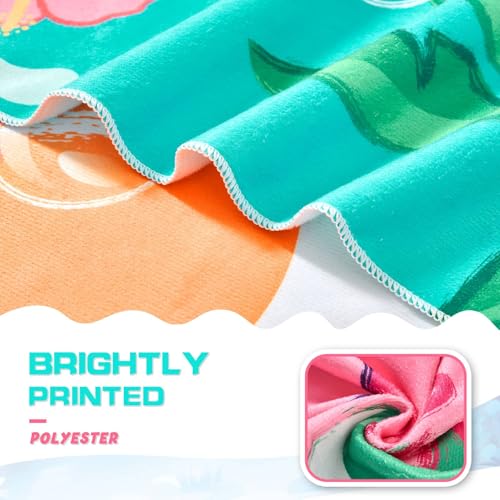 WERNNSAI Axolotl Kids Beach Towel - Quick Dry Microfiber 30"x60"