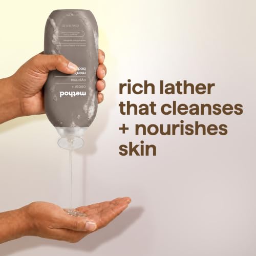 Method Men’s Body Wash, Cedar + Cypress, Moisturizing Formula, 18 fl oz