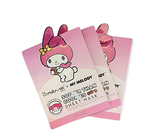 The Crème Shop x My Melody Sheet Mask 3-Pack - Hydrating Facial Masks