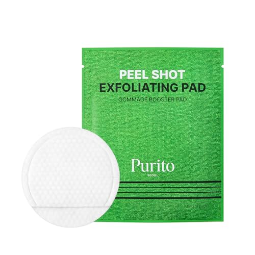 PURITO Peel Shot Exfoliating Pads for Sensitive Skin - 8 Pack