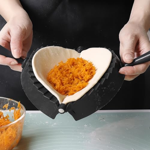 6-Inch Jumbo Empanada Maker Press - Professional Dough Cutter & Sealer