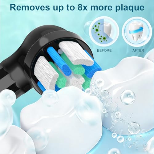 Swistarhan Replacement Heads for Oral-B iO Series (8 Pack)