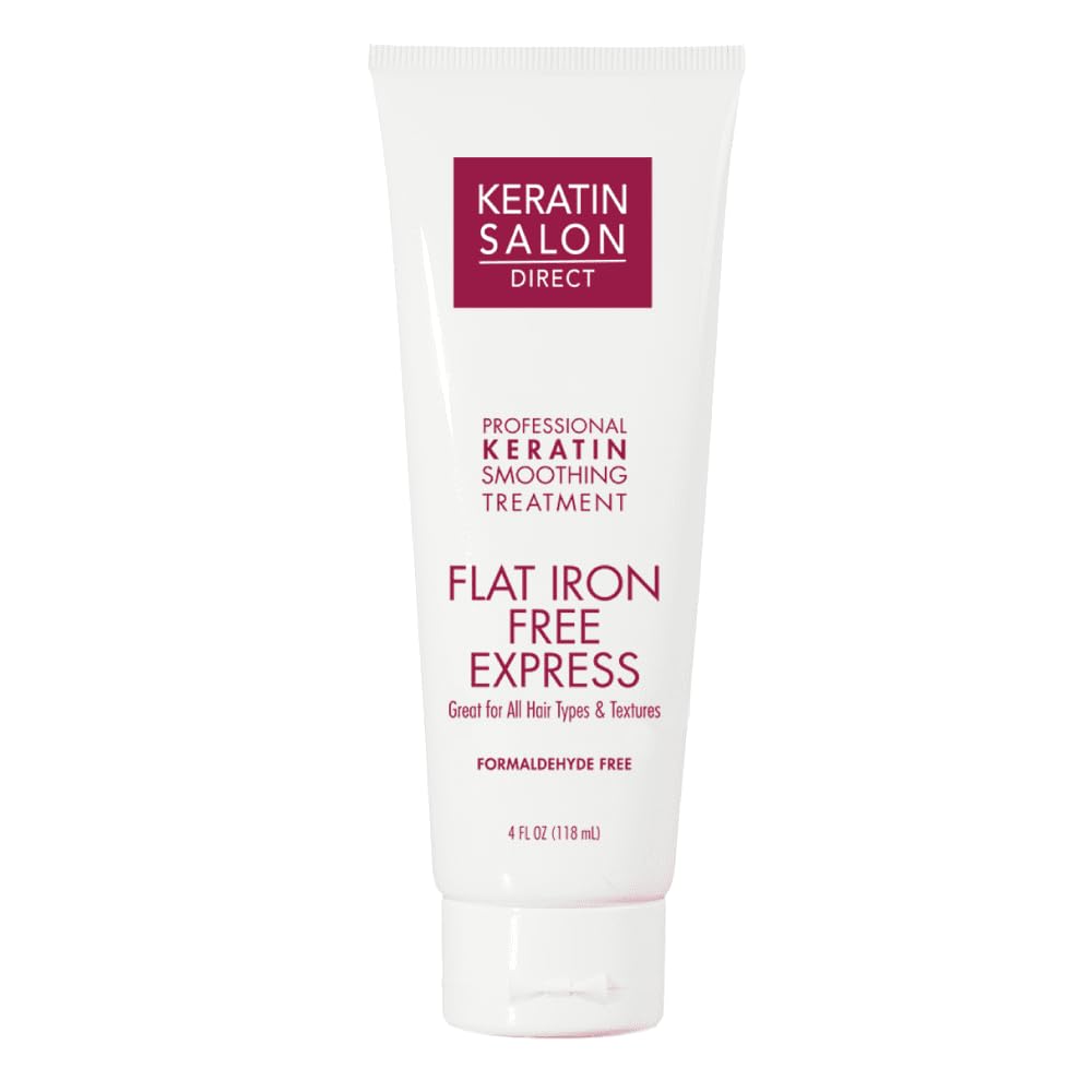Keratin Salon Direct Treatment - Salon Quality, No Flat Iron Needed (4 oz)