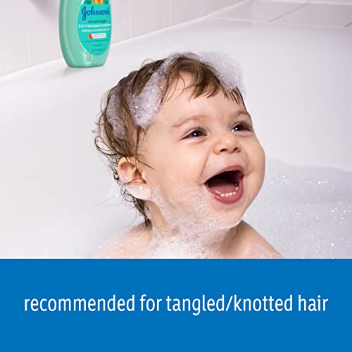 Johnson's Baby No More Tangles 2-in-1 Shampoo & Conditioner 20.3 fl. oz - Tear-Free & Hypoallergenic for Kids