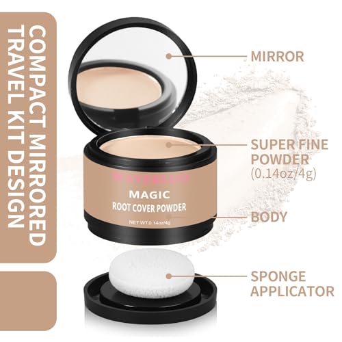 Waverloo Magic Root Cover Up Powder for Hair Loss - Medium Blonde