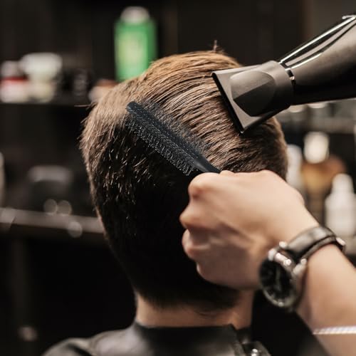 BESTOOL Small Round Hair Brush for Short Hair & Beard Styling, Blow Dry & Smoothing