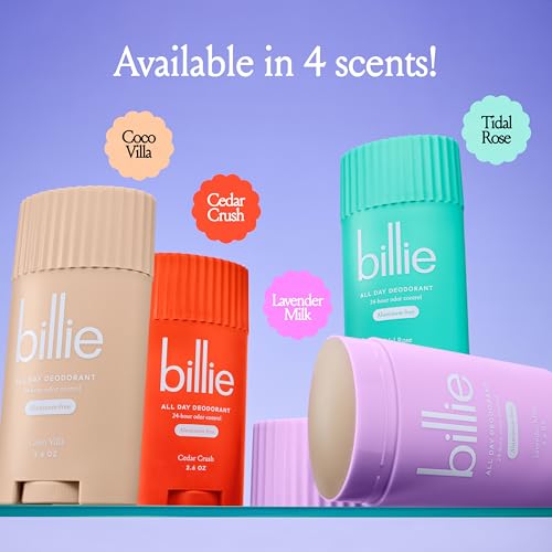Billie All Day Deodorant for Women, Aluminum-Free, Santal Blossom