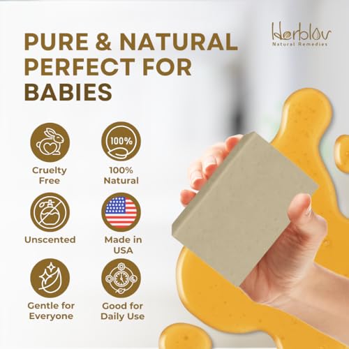 Oatmeal Honey Goat's Milk Soap Bar - Natural Skin Relief for Eczema & Irritation