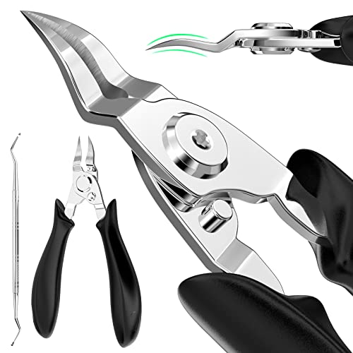 XIORRY Professional Ingrown Toenail Clippers for Thick Nails with Long Handle