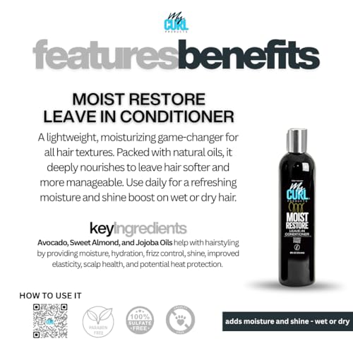My CURL PRODUCTS Moist Restore Leave-In Conditioner for All Hair Types