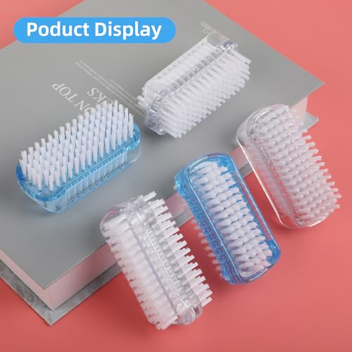 Dual-Sided Nail Brush Set - 5 Pack for Clean Fingernails & Toes