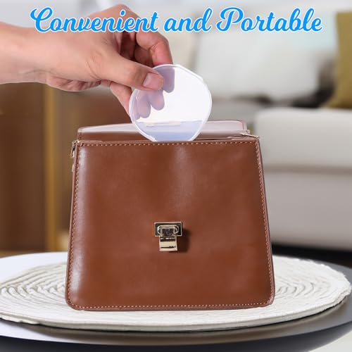 QfwdfcTrenz Portable Plastic Cotton Pad Holder - Travel-Friendly, Sealed Design