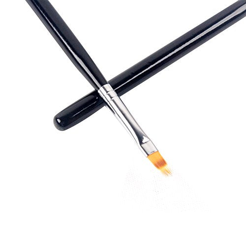 BQAN 2pcs Nail Ombre Brush Set for Gel Nail Art