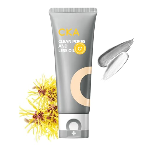CKA Amazonian White Clay Face Wash for Oily Skin, Deep Pore Cleanser