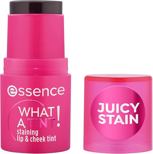 Essence What a Tint! Raspberry Vibes Lip & Cheek Tint - Long-Lasting, Vegan