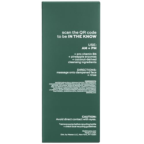 I.T.K. 2-in-1 Milk-to-Foam Facial Cleanser & Makeup Remover - 5 Fl Oz