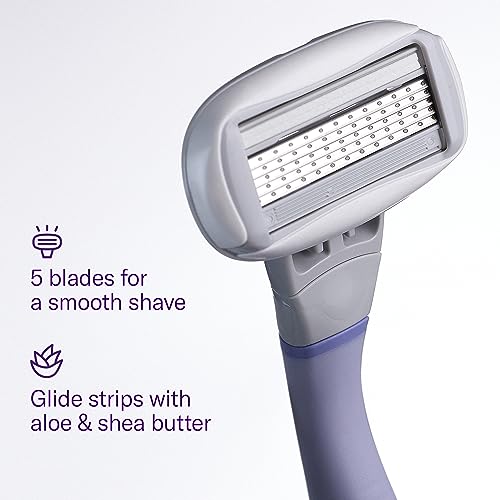 Flamingo Shaving Kit: Foaming Gel & 6 Razor Blade Refills
