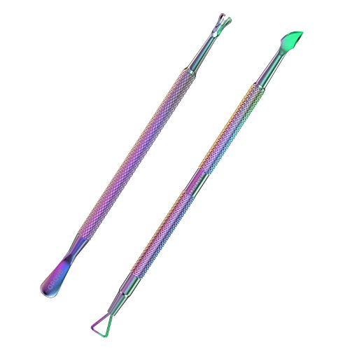 Stainless Steel Cuticle Pusher Set for Nail Care - opove P1