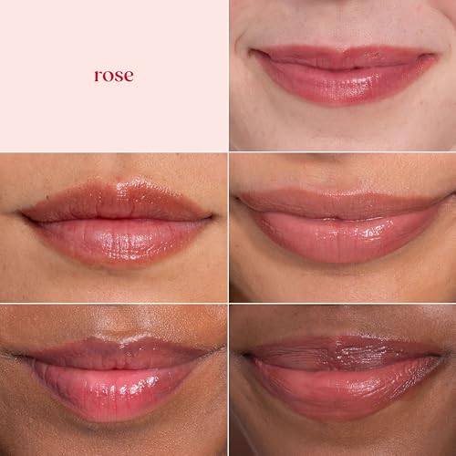 Burt's Bees Rose Tinted Lip Balm 1 Tube - Natural Hydrating Lip Care Duo
