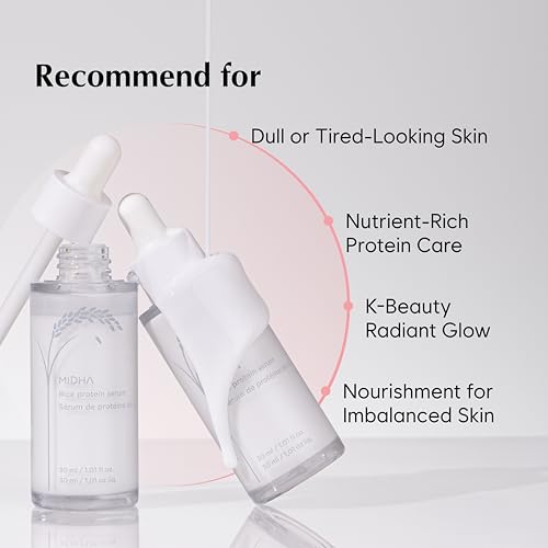 MIDHA Rice Protein Serum for Deep Hydration & Skin Barrier Support - 30ml