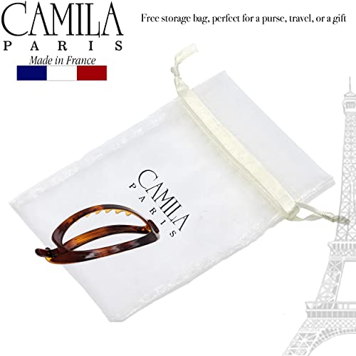 Camila Paris Tortoise Shell 4.5" Hair Barrette Clip - Strong Hold, No Slip