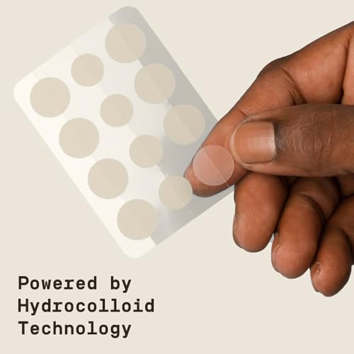 PAPATUI Men’s Hydrocolloid Pimple Patches - Acne Spot Treatment, 36 Count