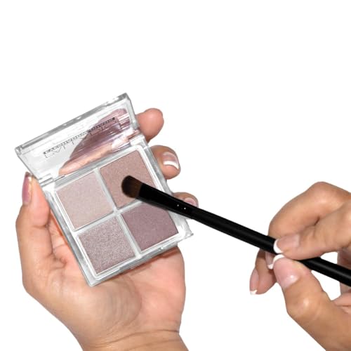Palladio Flat Shadow Eyeshadow Brush - Flawless Blending & Contouring, Synthetic Bristles, Professional Makeup Tool