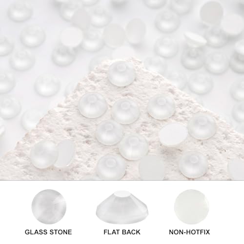 Neon-White Rhinestones 3000pcs SS16 (3.8-4.0mm) Flatback Gems