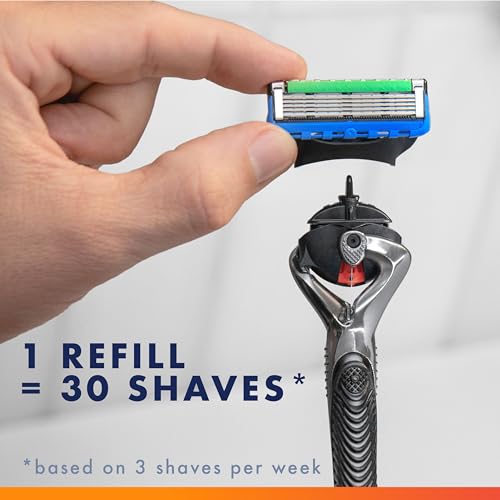 Gillette Fusion ProGlide Shaving Razor for Men, 1 Handle + 4 Blade Refills